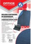 Office Products Coperta carton imitatie piele A4, 250 g/mp, 100 buc/set OFFICE PRODUCTS - bleumarin (OF-20232525-11) - gooffice