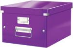 LEITZ Cutie depozitare medie, 369x281x200 mm, carton, mov, LEITZ Click&Store (LZ60440062)