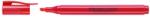 Faber-Castell Textmarker, varf tesit 1-4 mm, rosu, FABER-CASTELL 38 (FC157721)