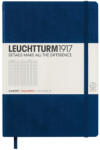 Leuchtturum1917 Caiet cu elastic A5, 125 file, matematica LEUCHTTURM1917 - Albastru navy (LT342923)