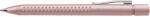 Faber-Castell Pix cu mecanism, corp rose, scriere albastra, Grip 2011 FABER-CASTELL (FC144162)