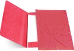 Forpus Mapa documente plastic, cu elastic, A4, rosu, FORPUS Barocco (FO21434)