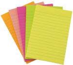 D. RECT Notes autoadeziv liniat 98x150 mm, 100 file, color neon D. RECT (110520)