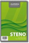 AURORA Blocnotes cu spirala A5, 72 file, dictando, AURORA Office (2072G)