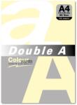 Double A Hartie color A4, DOUBLE A Colour Pastel, 80 g/mp, 100 coli/top, cheese (DACP-A4-080100-CHEESE)