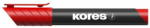 Kores Marker permanent, varf rotund 3mm, rosu, KORES (KO20937)