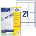 Avery Etikett AVERY 3670 64x36mm univerzális 2100 címke/doboz 100 ív/doboz (3670) - tonerpiac