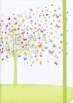  BSB PPP notesz (12, 7x17, 7 cm, vonalas, gumis) Tree of Butterflies (340504)