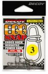 DEC Decoy sn-3 egg snap #4 ns black 7pcs/bag (EF-JDE82-340)