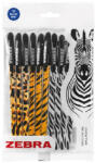 Zebra Golyóstoll ZEBRA Doodlerz állatmintás 1, 0 mm kék 10 db/csomag (02617) - papir-bolt