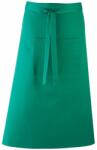 Premier Workwear Derékig érő hosszú kötény zsebbel - Emerald (PR158-1000143287)
