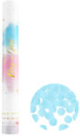 PartyPal Konfetti ágyú, 40cm-es, Kék kerek konfettit kilövő (LUFI612031)