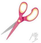 Herlitz Barkácsolló Design hegyes, balkezes, pink, 1 db (17 cm) - Herlitz (H_1080171_r)