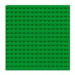 WANGE 12×12 cm-es alaplap építőjátékokhoz - zöld (W8802-02)