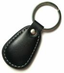 Nestron RFID-KFDEV34K-BOR Beléptető kulcstartó tag; Mifare Desfire EV3; 4k memória; fekete bőr (RFID-KFDEV34K-BOR) - digipont