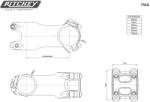 Ritchey WCS Trail 60*35.0 0D kormányszár (95502005308)