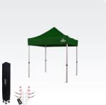 BRIMO Összecsukható alumínium értékesítési pavilon falak nélkül | BRIMO Exclusive Alu 2x2m - falak nélkül - Zöld