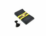 Alemarauto Husa volan din piele negru gaurele cu ac si ata marime L (ALM 091019-5)