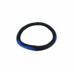 Alemarauto Husa volan din piele negru cu albastru marime M (ALM 180817-11)