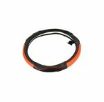 Alemarauto Husa volan piele rosu cu negru marimea M (ALM 200716-1)