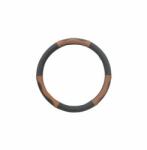 Alemarauto Husa volan piele maro cu negru marimea M (ALM 200716-2)