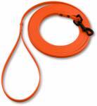 PafDog ultrakönnyű vízálló nyomkövető vezeték lapos, 1 cm, 4 hossz - neon narancs A VEZETŐ HOSSZA: 20 metrů