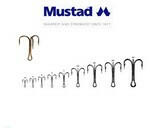 Mustad Treble Hooks 1/0 25db/csomag (m4285100) - etetoanyag