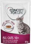 Concept for Life 48x85g Concept for Life All Cats 10+ - aszpikban nedves macskatáp rendlívüli árengedménnyel
