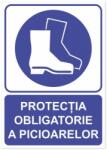  Indicator Protectia obligatorie a picioarelor, 105x148mm IPMA6POP