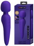 Pretty Love Vibrator Masaj Meredith, 7 Moduri Vibratii & 5 Intensitati Viteza, Silicon, USB, Violet, 21.5 cm Vibrator