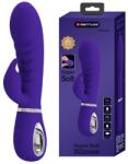 Pretty Love Vibrator Iepuras Prescott, 7 Moduri Vibratii, Silicon, USB, Violet, 20 cm Vibrator