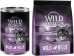 Wild Freedom Wild Freedom Preț special! 12 x 400 g hrană umedă + uscată pisici - Hills Rață & pui (12 g)