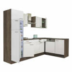 Leziter Yorki 280 sarok konyhabútor felülfagyasztós hűtős kivitelben (LS280YFH-FF)