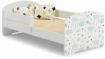 Kobi Luk Ifjúsági ágy matraccal 80x160cm - fehér - Többféle típusban (Kobi_Luk_matraccal_tobbfele_matricaval)