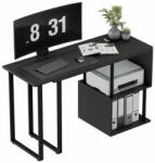 Mark Adler Irodai kényelmes számítógépi asztal íróasztal Fekete (MA-LEADER-58-BLACK) - pepita
