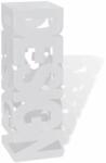 vidaXL Szögletes esőermyő / sétabot tartó 48, 5 cm fehér (242467) - pepita