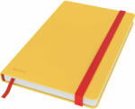 Leitz COSY Soft touch jegyzetfüzet (A5), meleg sárga, kockás (44540019)