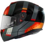 MT Helmets MT Atom SV Gorex B4 felnyitható bukósisak fekete-szürke-piros-narancssárga