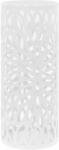 vidaXL fehér acél esernyőtartó levélmintával (246803) - pepita