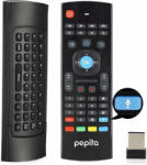  Pepita multifunkciós okos Távirányító és billentyűzet hangvezérlé (voice-MX3-nolightblack)