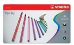 Stabilo Filctoll STABILO Pen 68 40db-os készlet fém dobozban (6840-6)