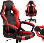  Gamer szék Surmo , dönthető , eco bőr , fekete és piros - Sofotel (2200)