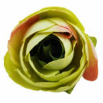  Dekor virágfej, pasztell zöld, 3 cm (coro_7599PZ_goldd_4519)