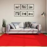 vidaXL OVIEDO piros rövid szálú szőnyeg 200 x 200 cm (375626)