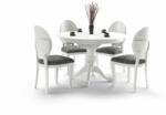 Halmar Rusztikus összecsukható étkezőasztal Vilmos - fehér