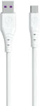 Dudao USB - USB-C Kábel - 1m 6A - Fehér (TGL3T)