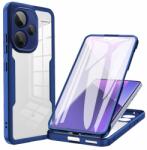  DUAL Husă cu două fețe cu folie Xiaomi Redmi Note 13 Pro+ 5G albastru