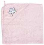 Ceba Baby frottír fürdőlepedő csecsemőknek 100x100 cm - Star pink