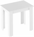  KONDELA Étkezőasztal Tarinio 86x60 cm - fehér