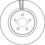 TRW Disc frana TRW DF6851 (DF6851)